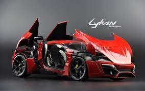 1 18 Autocraft Wmotors Lykan Hypersport Diecast Full Open Red Lykan Hypersport Sports Cars Luxury Super Sport Cars