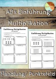 Einfuhrung Multiplikation Abs Zum Enaktiven Arbeiten Unterrichtsmaterial Im Fach Mathematik Lehrmaterial Unterrichtsmaterial Grundschulmaterial