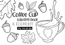 Spice mill (all 7 results). Coloring Book Coffee Clip Art Graphic By Stanosh Creative Fabrica