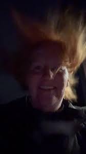 Hi Peeps, No need for a hair dryer!! Outdoor blow dry !!!, Just a wee storm  blowing through!!