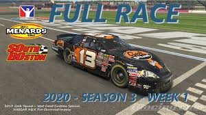 1953 (2018 under nascar sanctioning). Full Race Iracing Arca Menards Series 2020 Season 3 Week 1 South Boston Speedway Youtube