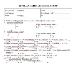 Soal Matematika Kelas 4 Semester 2 Ilmu Soal