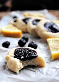 Having never attempted vegan shortbread before i was slightly worried that i might not be able to keep my word but after the success of my chocolate & coconut cream cookies and my vegan digestive. 12 Days Of Vegan Christmas Cookies Day 5 Lemon Thumbprint Cookies With Vanilla Blueberry Chia Jam