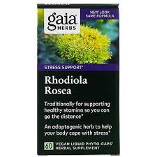 Gaia Herbs الجذر الذهبي 60 كبسولة نباتية سائلة In 2020 Gaia Herbs Herbs Rhodiola Rosea