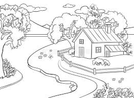 Mewarnai gambar sketsa pemandangan rumah 2 via mewarnaigambarsketsa.blogspot.co.id. Kumpulan Gambar Mewarnai Rumah Home Sweet Home Worldofghibli Id