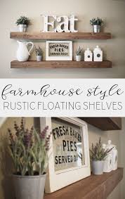 Rustic Floating Shelves Modern Farmhouse Floating Shelves Spring Farmhouse Decor Spring Farmho Schwimmendes Regal Ikea Hangeregal Schwimmende Regal Dekor