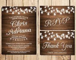 Popular Items For Rustic Wedding On Etsy Wedding Invitation Templates Rustic Rustic Invitations Printable Wedding Invitations