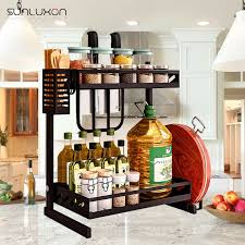 Stainless steel spice rack, stainless steel dish rack. China Black Standing Type Organizer 2 Layer Stainless Steel Kitchen Storage Spice Shelf Rack China Metal Kitchen Spice Rack And Kitchen Spice Organizer Rack Price