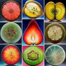 Fruit Collage Art Dessin Fruits Motif De La Nature Photographie De Fruit