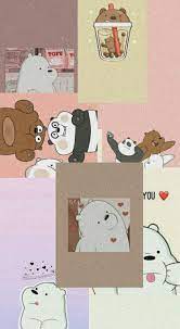 We Bare Bears Aesthetic Seni Buku Kartu Lucu Wallpaper Kartun