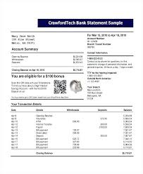 Sample Bank Statement Application For Account Pdf – jumpcom.co ...