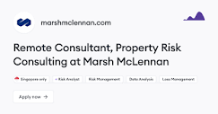 Remote Consultant, Property Risk Consulting Job at Marsh McLennan ...