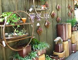 Take a look around your garden and decide where it could use a little extra color and pizzazz. 9 Elegant Aussenwand Dekoration Metall Diy Garden Decor Garden Wall Decor Garden Deco