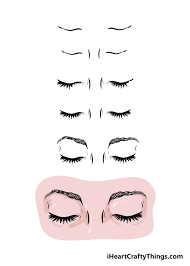 Now draw the lower eyelashes. Closed Eyes Drawing How To Draw Closed Eyes Step By Step