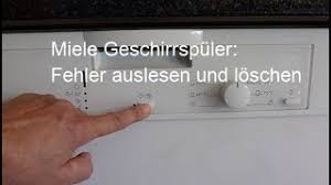 Miele icognito g683 scvi plus. Miele Geschirrspuler Fehler Auslesen Fehlerspeicher Loschen Tipps Zur Reparatur Diy Youtube