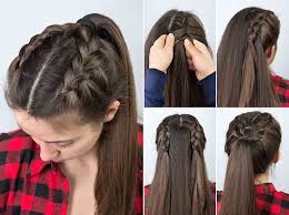 It looks uber stylish without your hair being all over this knotted braid updo is perfect for short to medium hair. Braids For Medium Hair Step By Step Novocom Top