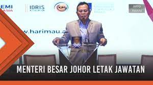 Demikian disahkan oleh perdana menteri, tun dr mahathir mohamad hari ini. Buletin Awani Khas Menteri Besar Johor Letak Jawatan Youtube