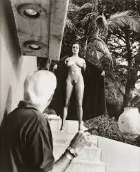 Helmut Newton - Nude Female Exhibitionist Flashing 1989 - 17x22 Fine Art  Print | eBay
