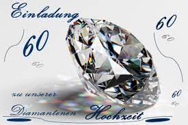 Ich wünsche euch alles glück dieser welt und noch viel mehr zum 60. Kostenlose Vorlage Gluckwunschkarte Diamantene Hochzeit Diamantene Hochzeit 1 Fur Eine Diamantene Hochzeit Braucht Es Ganz Besondere Gluckwunsche Icey Redflag