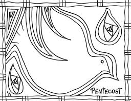 Search through more than 50000 coloring pages. Pentecost Coloring Page Stushie Art