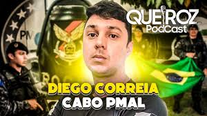 DIEGO CORREIRA CABO PMAL (ROCAM PMAL) #49 QUEIROZ PODCAST POR ANDREMISSIO  QUEIROZ
