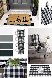 #dollartreediy #modernfarmhouse #buffalocheck hello everyone welcome to my video. Buffalo Check Home Decor The Hamm Homestead Plaid Living Room Home Decor Black Dining Room