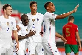 Ngolo kante of france poses with his man of the match trophy following the 2018 fifa world cup russia group c match between denmark and france at luzhniki stadium on june 26, 2018 in. Portugal 0 1 France N Golo Kante Strike Secures Final Four Spot And Ends Champions Defence Aktuelle Boulevard Nachrichten Und Fotogalerien Zu Stars Sternchen