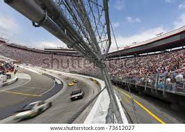 The race was delayed saturday night due to severe weather. Bristol Tn Mar 20 The Nascar Sprint Cup Teams Take To The Track For The Running