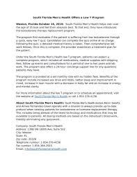 Should smoking in restaurants be banned? South Florida Men S Health Offers A Low T Program