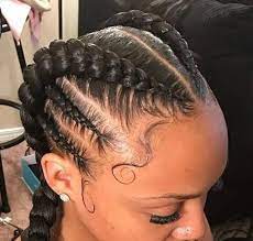 Peluca Llena Del Cordon Peluca Cornrow Trenzado Trenzas Holandesas Peluca Trenzada Two Braid Hairstyles Feed In Braids Hairstyles Cornrow Hairstyles
