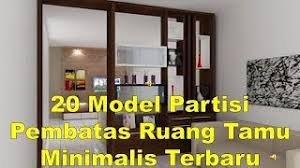 Namun, jika kamu sering kedatangan tamu yang kurang askrab, akan lebih baik jika menyediakan ruang tamu khusus, seperti inspirasi di atas. 20 Model Partisi Pembatas Ruang Tamu Minimalis Terbaru Youtube