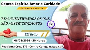 📌Amanhã teremos palestra de Eli Brito -Bem aventurados os que são  misericordiosos
