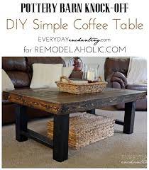 The drawers actually pass through on the front and back, so you can access the coffee table drawer contents diy metal angle drawer slides, we shall be seeing you again for sure! Remodelaholic Diy Simple Wood Slab Coffee Table