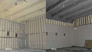 A subset of the dropped ceiling is the suspended ceiling, wherein a network of aluminum struts, as opposed to drywall, are attached to the joists, forming a series of rectangular spaces. Spray Foam Insulation Pacific Science Center Wa Gaco Gaco