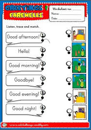 Greetings Worksheet Http Eslchallenge Weebly Com English Yes 1 Html English Worksheets For Kids English Lessons English Teaching Resources