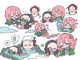 Dàn nhân vật Kimetsu no Yaiba cưng muốn xỉu qua loạt ảnh Kawaii vui nhộn