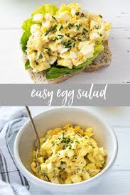 Easy French Egg Salad Is A Creamy Flavorful Homemade Egg Salad Recipe That Includes Just 5 Ingredients It In 2020 Easy Egg Salad Easy Salad Recipes Egg Salad Recipe