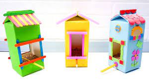 I selected this made by me wooden bird house kit (with 3d wooden embellishments) for my son who loves to build things. Learn How To Make A Bird Feeder Craft Caitie S Classroom Crafts For Kids Youtube