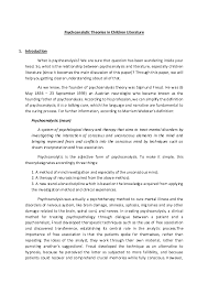 Pdf Psychoanalytic Theories In Children Literature Sekarlangit Tjitrosoediro Academia Edu