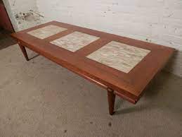 Rated 4.5 out of 5 stars. Rare Mid Century Modern Coffee Table With Marble Inserts By John Widdicomb For Sale At 1stdibs