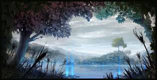 Mysterious Lake Kiriban By Sebastianwagner Deviantart Com On Deviantart Landscape Art Lake Art Lake Landscape