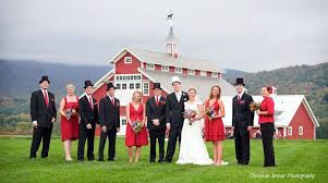A Wedding Party Photo Outside The West Monitor Barn Richmond Vt Vermont Wedding Dreams Fulfilled Here Vermont Wedding Wedding Party Photos Dream Wedding