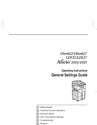 We have 1 gestetner dsm415pf manual available for free pdf download: Sid Code Ricoh Aficio 2027 Aficio Dsm627 Aficio Ld127 Aficio Dsm622 Aficio 2022 Aficio Ld122 Sid Code