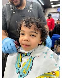 Kingston's 1st haircut! From the curls visible