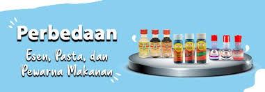 Perbedaan Esen Pasta Pewarna Makanan