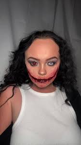 Halloween Smiley Makeup