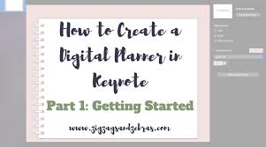 Often people buy or make digital planners then guess to pick. How To Make A Digital Planner In Keynote Zigzags And Zebras
