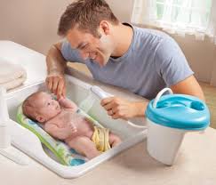 Once your baby is sitting upright on their own (that's usually between six and eight months), experts are more open to parents bathing two children together, but only in two to five centimetres of water to minimize the risk of drowning or near drowning, says heard. 12 Innovative Baby Bathtubs To Make Bathing A Breeze Toddler Bath Baby Bath Time Baby Bath Tub