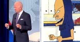 Over His Bizarre Stance At A Cnn Town Hall Joe Biden Was Compared To Beavis And Butthead Techno Trenz