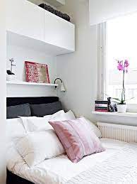 Medicine cabinets are the perfect storage solutions for your bathroom, and the same goes for your bedroom. Wall Mounted Storage Cabinets Bed Smart Ideas Tiny Bedrooms Bac Ojj